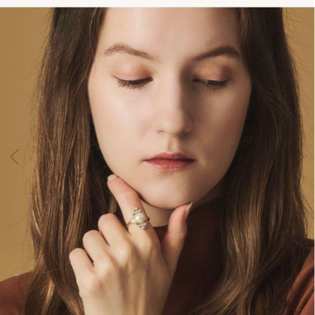 agete K10パールリング