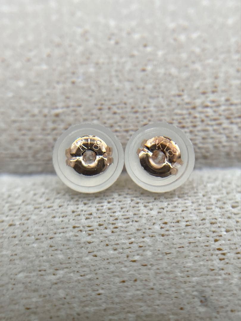 専用JA150★高級 あこや真珠3mm〜3.5mm ダイヤ K18PGピアス鑑付