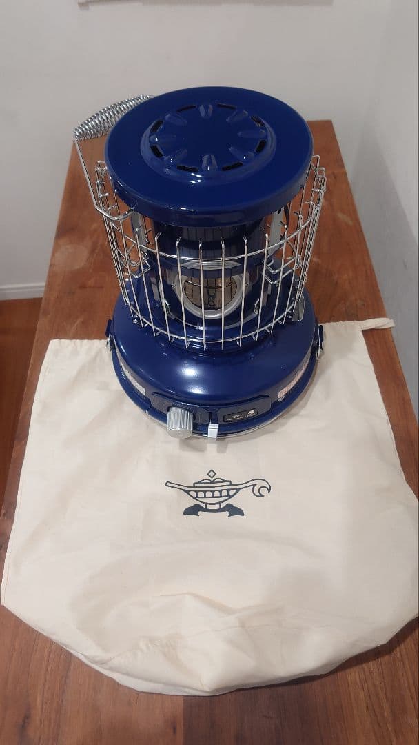 美品 アラジン×BEAMS ガスストーブ 限定 藍色♪