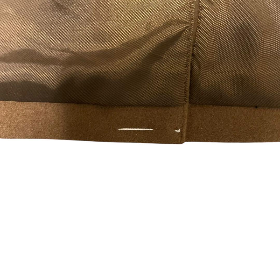 2025AW×カシミヤ混【UNIQLO】美品ロングチェスターコート キャメルXL