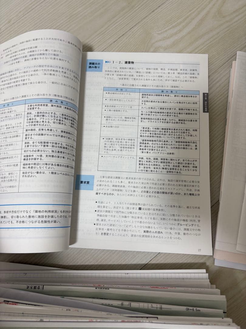 一級建築士試験製図　2025年版　N学校　教材＋長期コース＋「庁舎」全課題