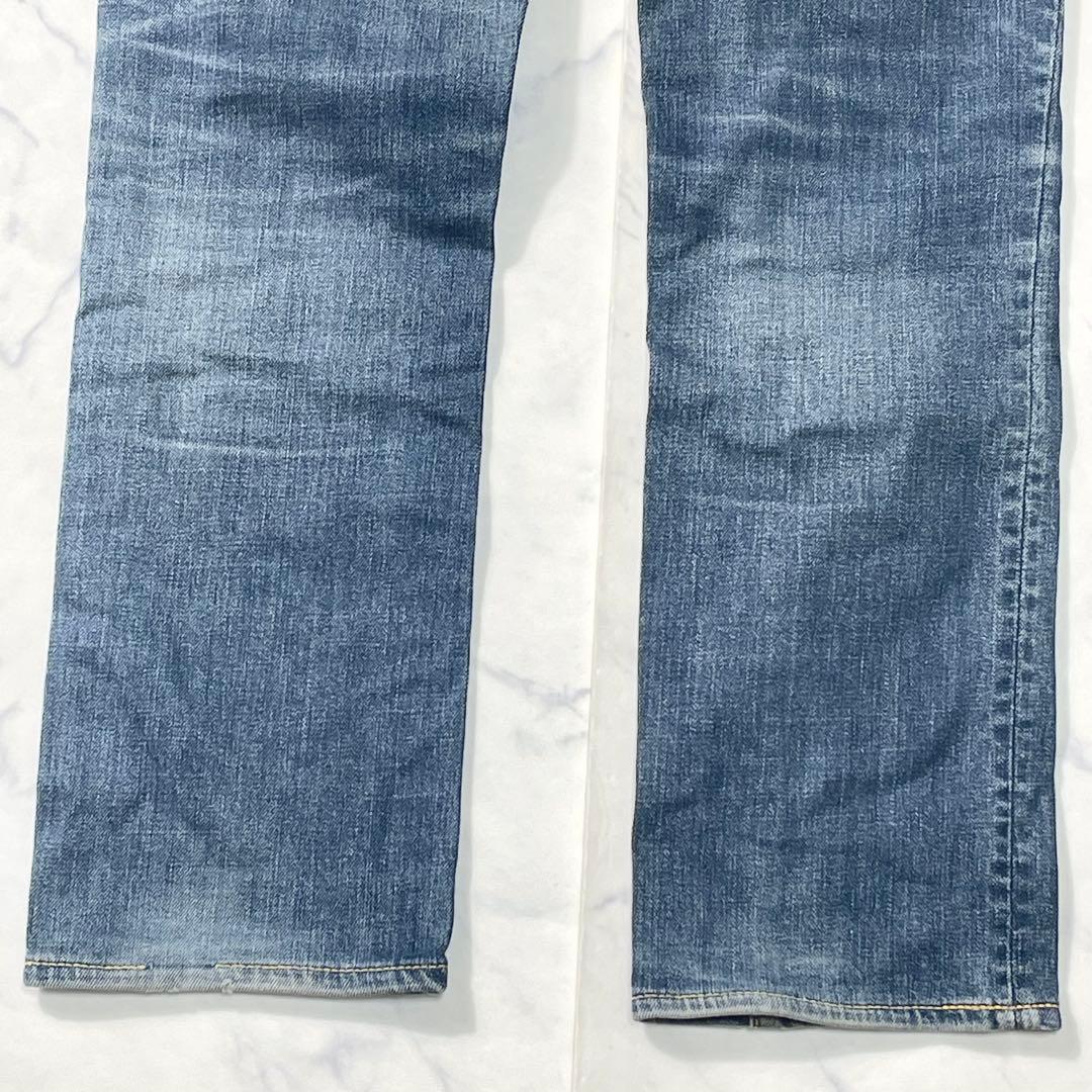 EVISU 刺繍ロゴ カモメ ハート ストレートデニムパンツ 恵比寿 25