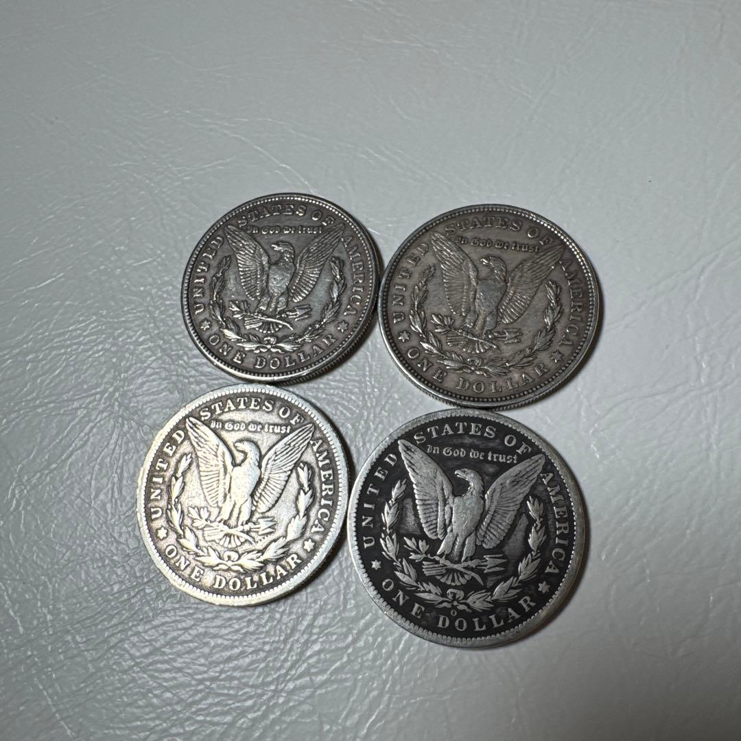 【手品用】　モルガン4枚＋シェル＋スライドシェル＋スライドシェル用