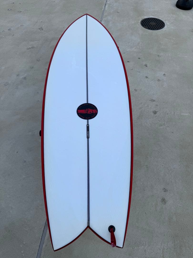 JS RED BARON ツインフィン5'6 フィン付き