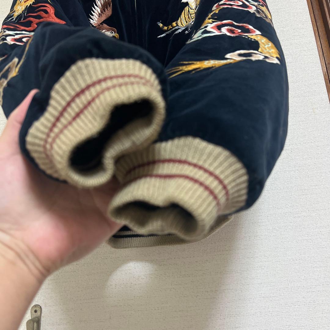 東洋別珍スカジャンOkinawa 虎×鷹