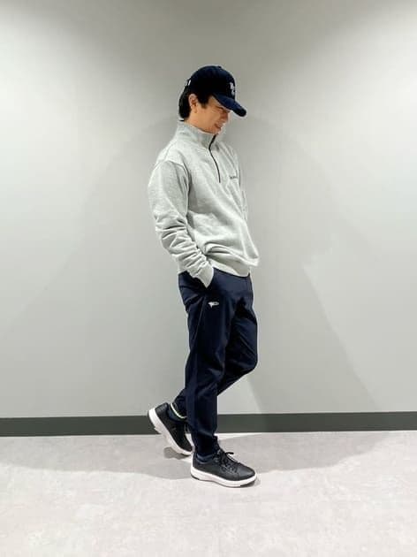 ★美品★BEAMS　GOLF　裏起毛ハーフジッププルオーバー　　サイズ　L