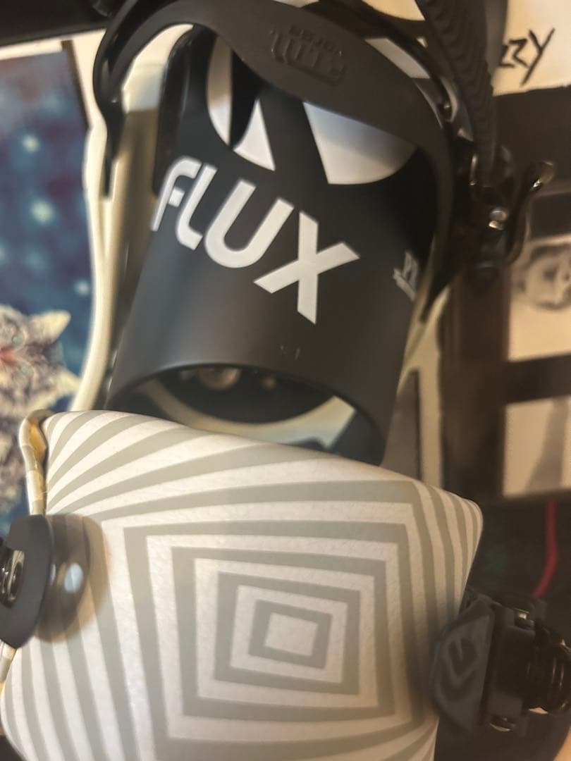 ビンディング付きスノーボード