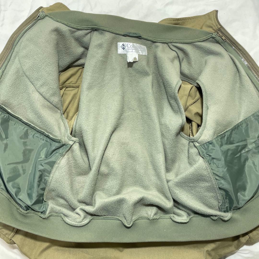 古着 80s Columbia フリースライナーハンティングジャケット XL