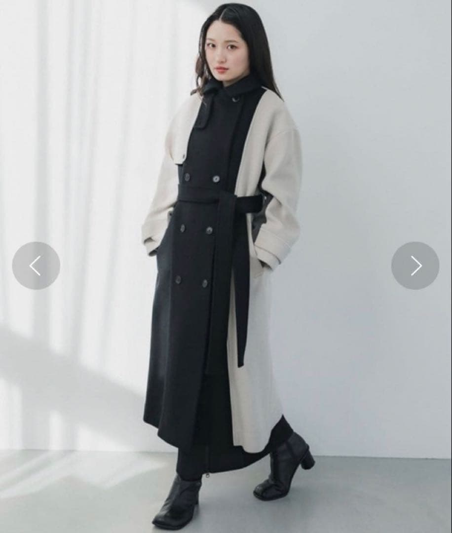 UNITED TOKYO ビッグカラーコート サイズ1