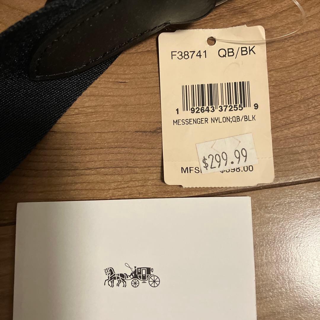 COACH コーチ メッセンジャーバッグ ショルダーバッグ 黒　新品 未使用