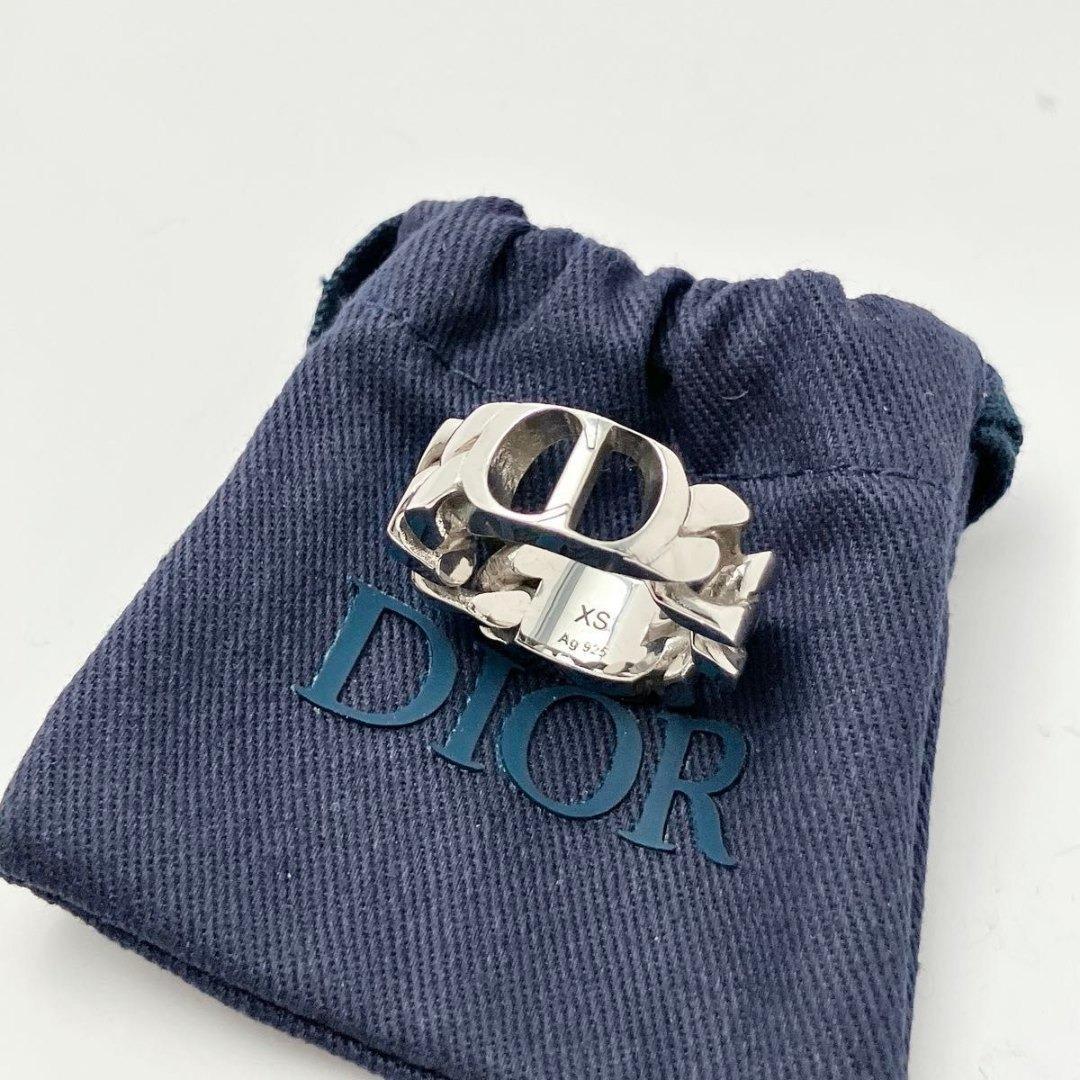 ディオール dior 925 CD ロゴ リング 指輪 シルバー D24