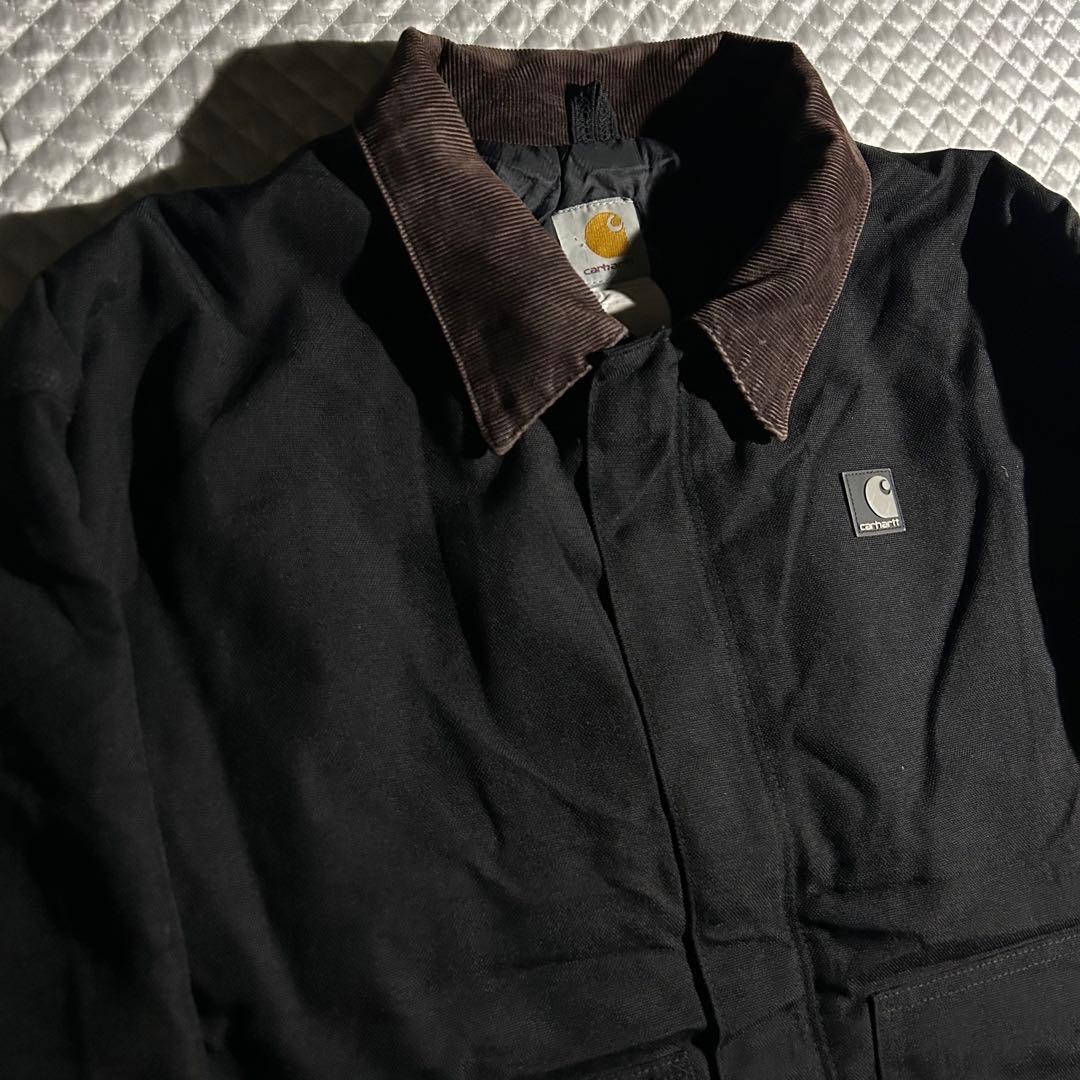 と*〜様 ビ*ー様 00s USA トラディショナルジャケット ナイロン 黒 テ