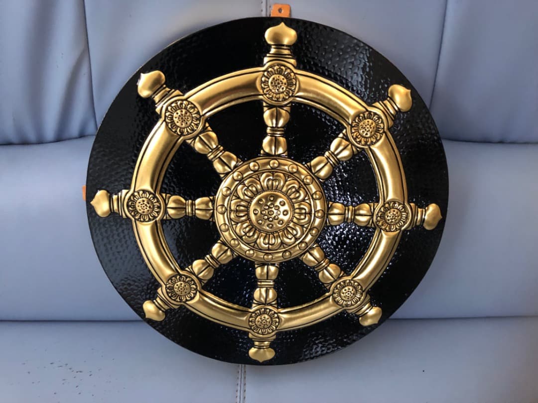 銅生地金箔墨入り紋章