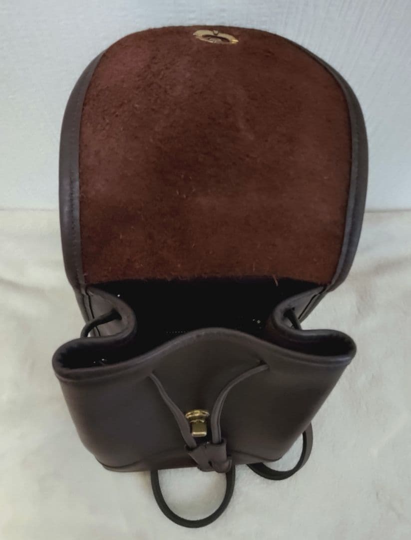 COACH オールドコーチ レザーリュック9960(アメリカ製) ダークブラウン