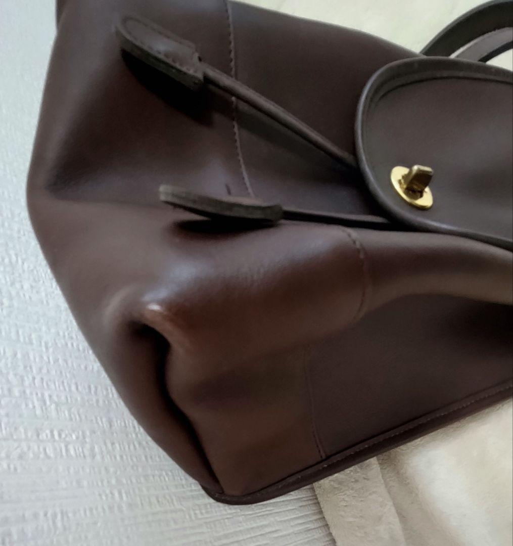 COACH オールドコーチ レザーリュック9960(アメリカ製) ダークブラウン
