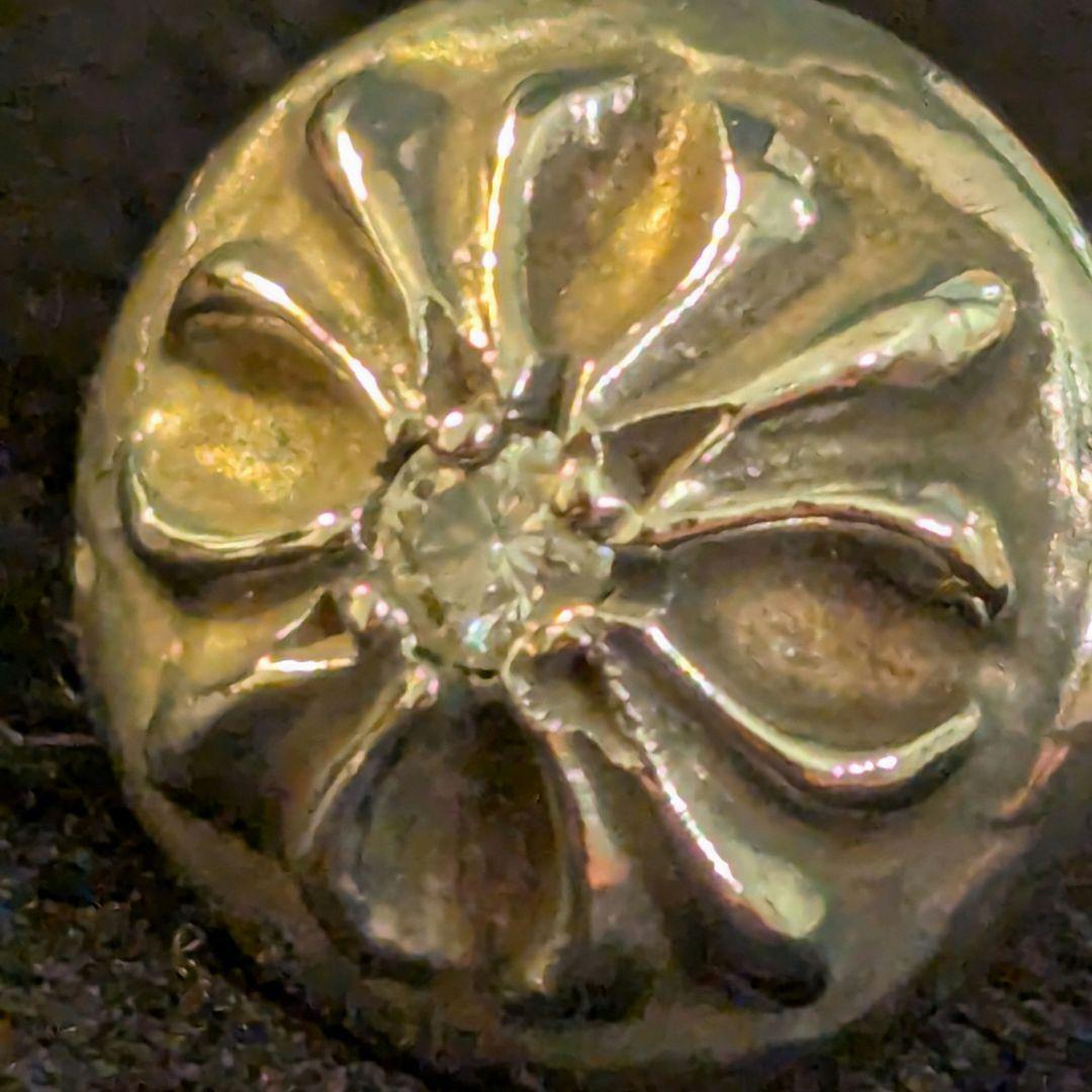 【インボイス】クロムハーツ クロスボールスタッドwithダイヤモンド