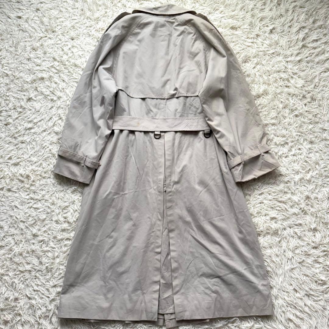 バーバリー　ダブル　トレンチコート　ライナー　ベルト付き チェック　ベージュ