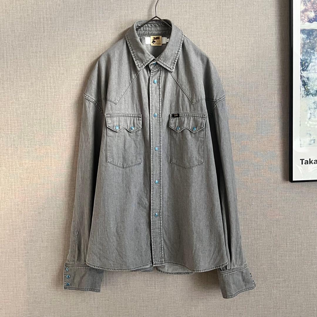 DIGAWEL×Lee WESTERN SHIRT オーバーサイズ ターコイズ
