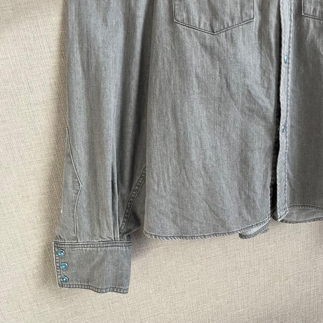 DIGAWEL×Lee WESTERN SHIRT オーバーサイズ ターコイズ