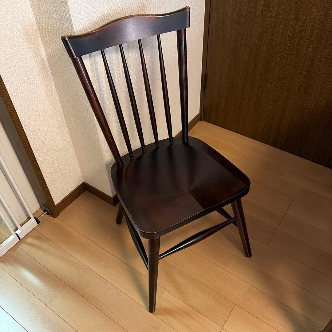 北海道民芸家具 ウィンザーチェア カバ/樺 無垢材 ダイニングチェア