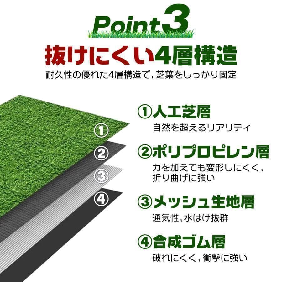 人工芝 2m×10m ロール 芝丈35mm 人工芝マット 屋外 庭 2117