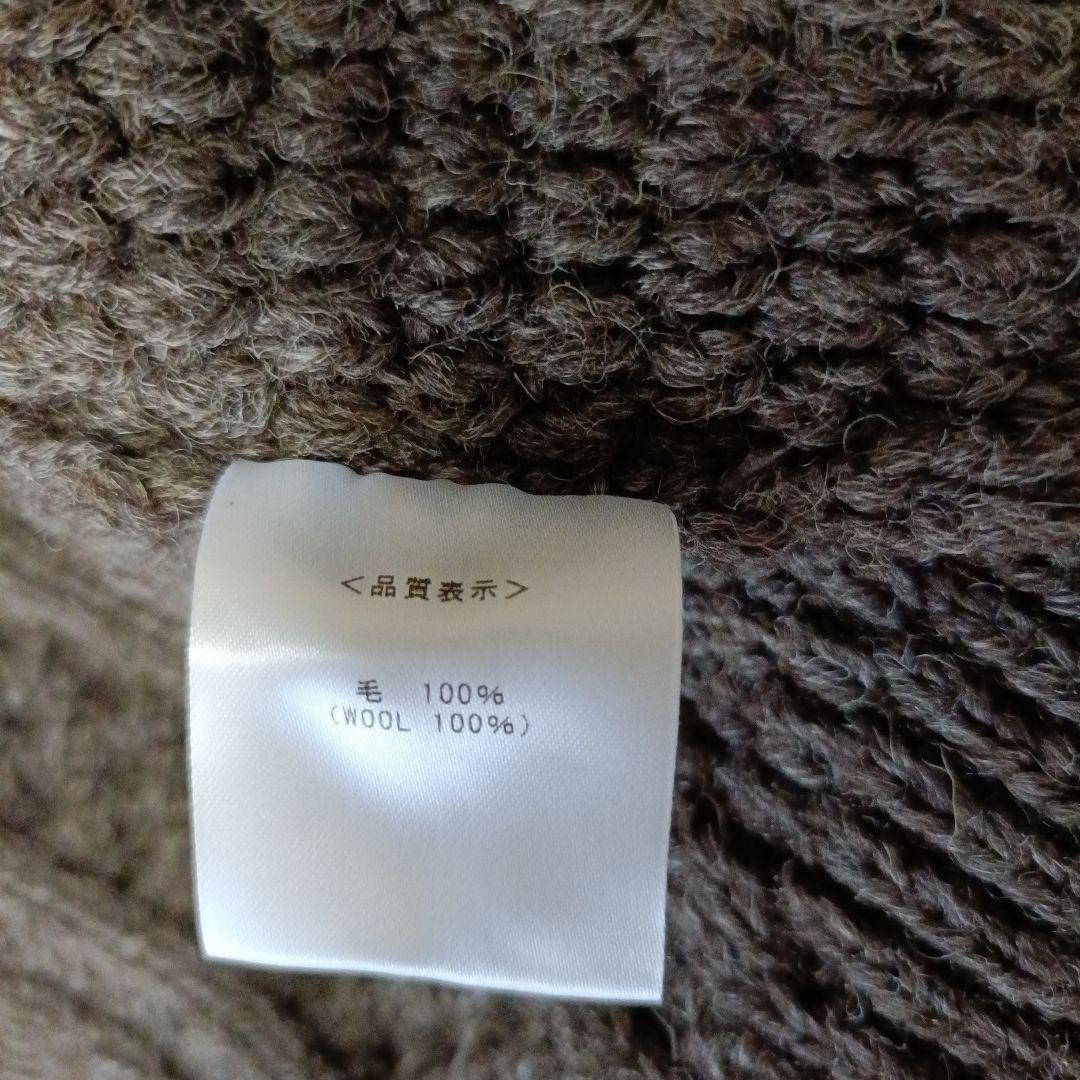 ✦BLACK SHEEP 英国製 アランニットカーディガン ピュアオイルドウール