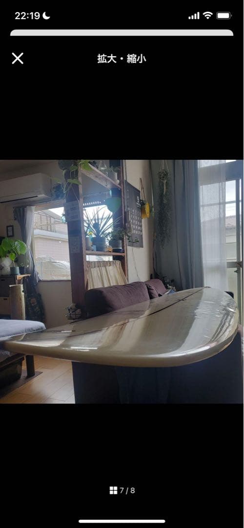 人気　ミッドレングス　サーフボード　7,6