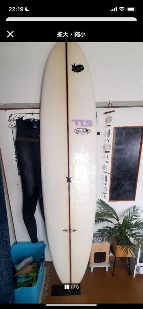 人気　ミッドレングス　サーフボード　7,6