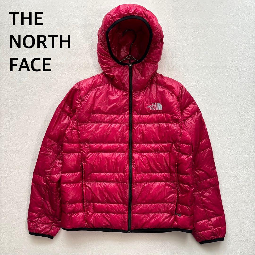 02476 ノースフェイス　ダウンジャケット ライトヒートフーディ レディース