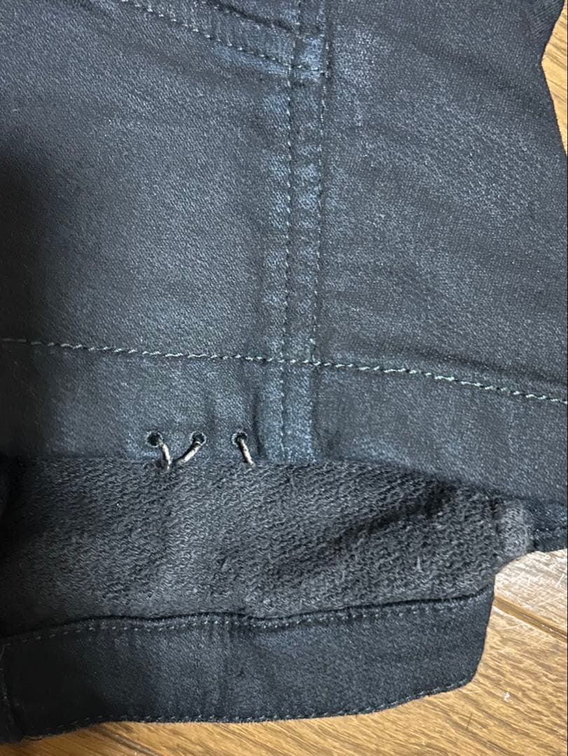 DIESEL ブラック ダブルライダースジャケット