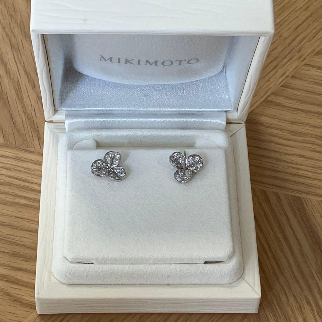 ミキモト フォーチュンリーブス　ピアス
