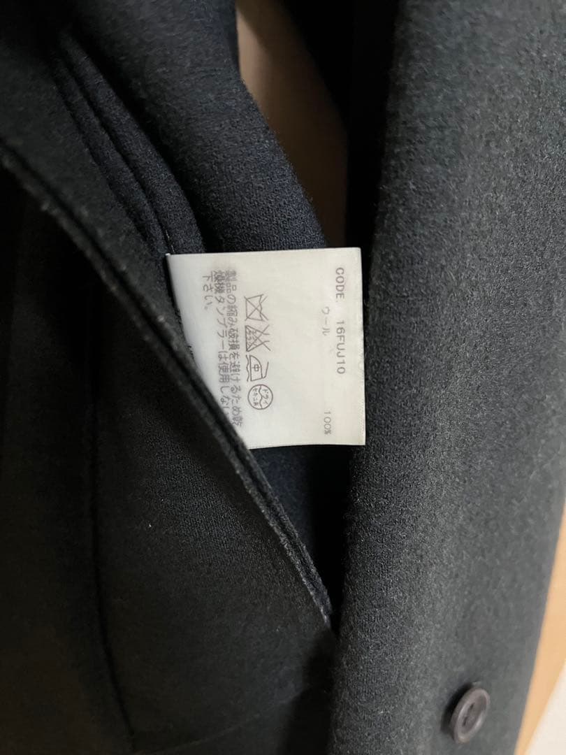 URU ステンカラーコート　B.GRAY ウール　16FUJ10