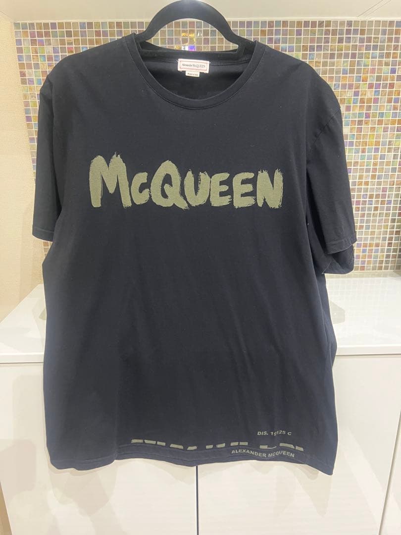 Alexander McQueen アレクサンダーマックイーンメンズTシャツ黒