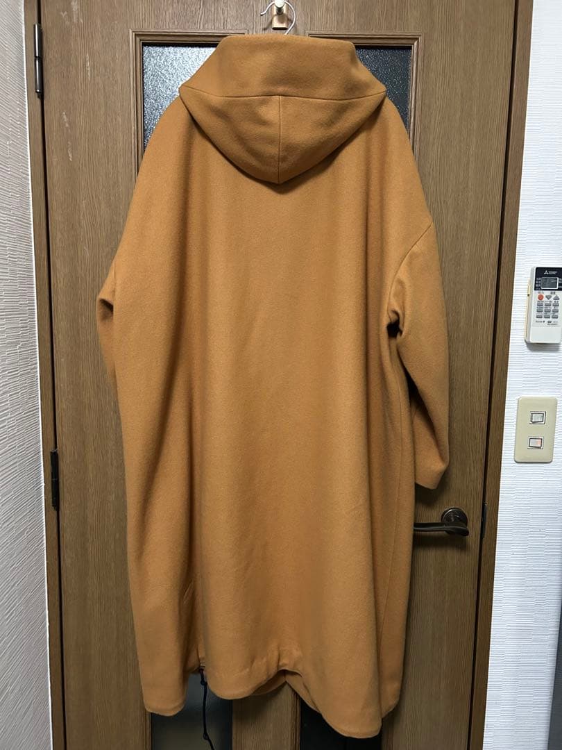 Dulcamara メルトンダッフルロングコート0 テラコッタ