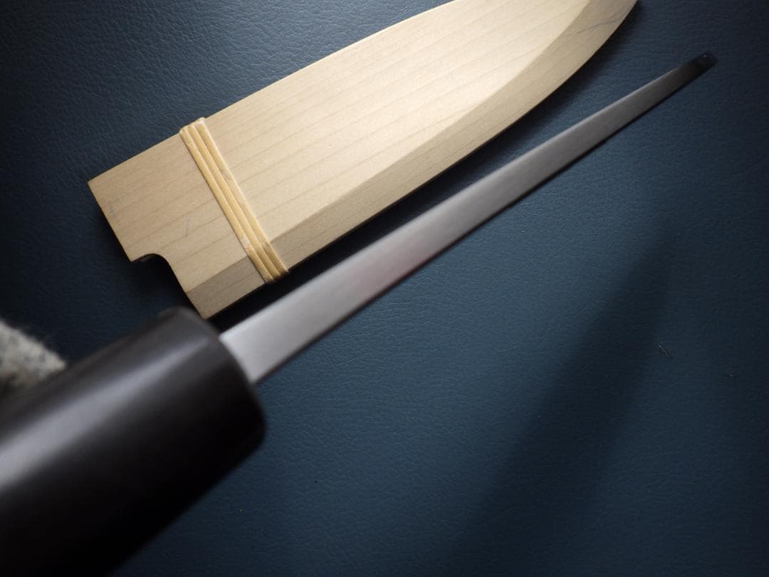 尚大正吉★相出刃包丁6寸・水牛柄/鞘付属★堺打刃物★▲記名有▲