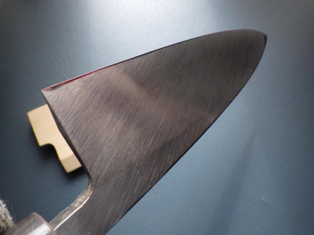 尚大正吉★相出刃包丁6寸・水牛柄/鞘付属★堺打刃物★▲記名有▲