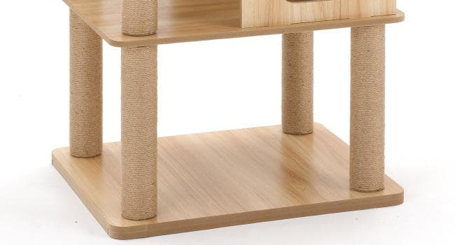 マット付 天空のキャットタワー 木製 宇宙船　展望台　多頭飼い 大型 168cm