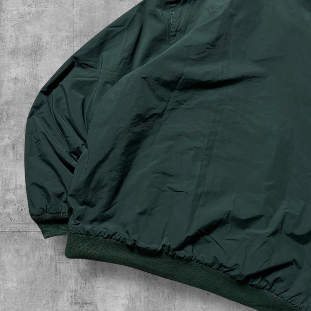 2429 古着00sエルエルビーンウォームアップジャケット刺繍ロゴ短丈ゴープコア