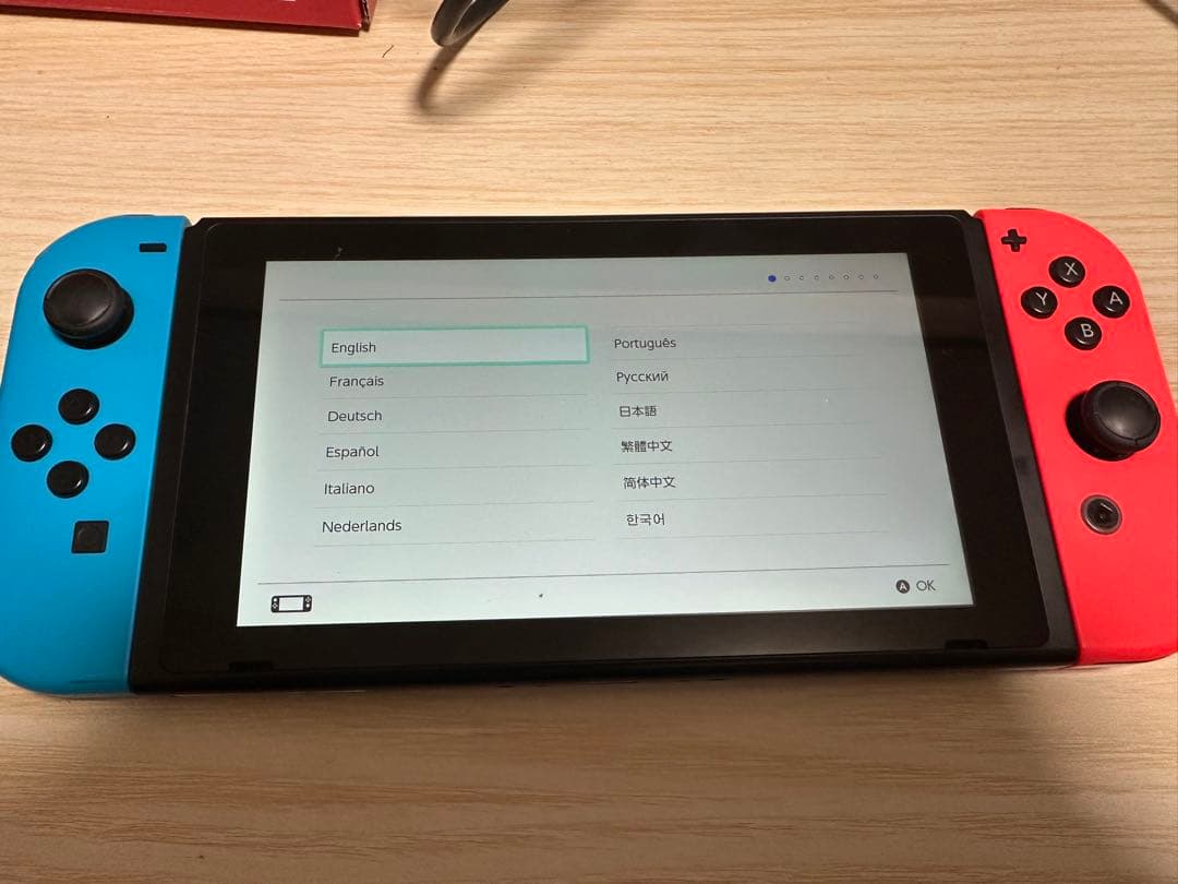 Nintendo Switch 本体 青/赤　ゼルダコントローラー付属