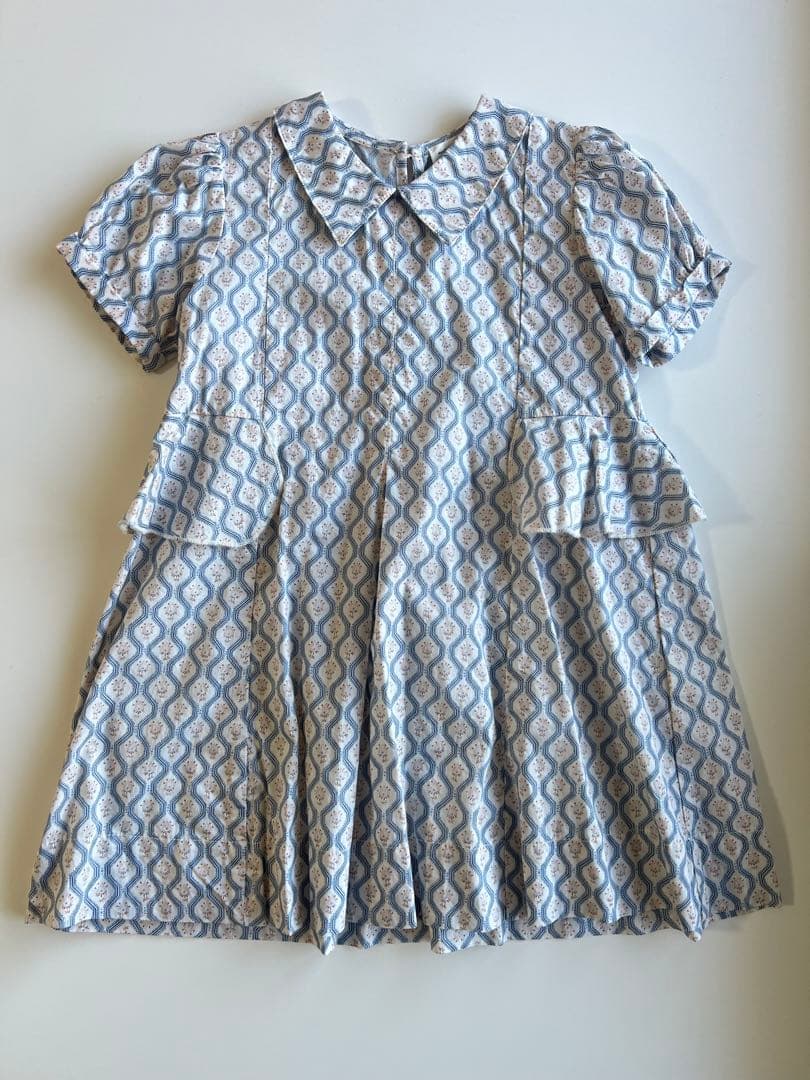 soor ploom ハニカム柄ドレス　4y