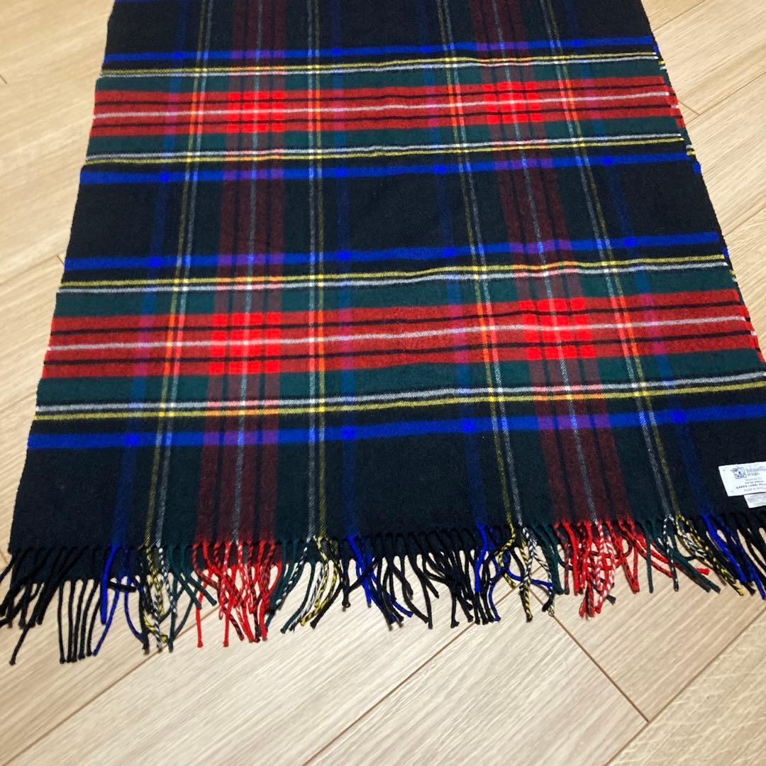 ジョンストンズ 大判ストール ユナイテッドアローズグリーンレーベル別注