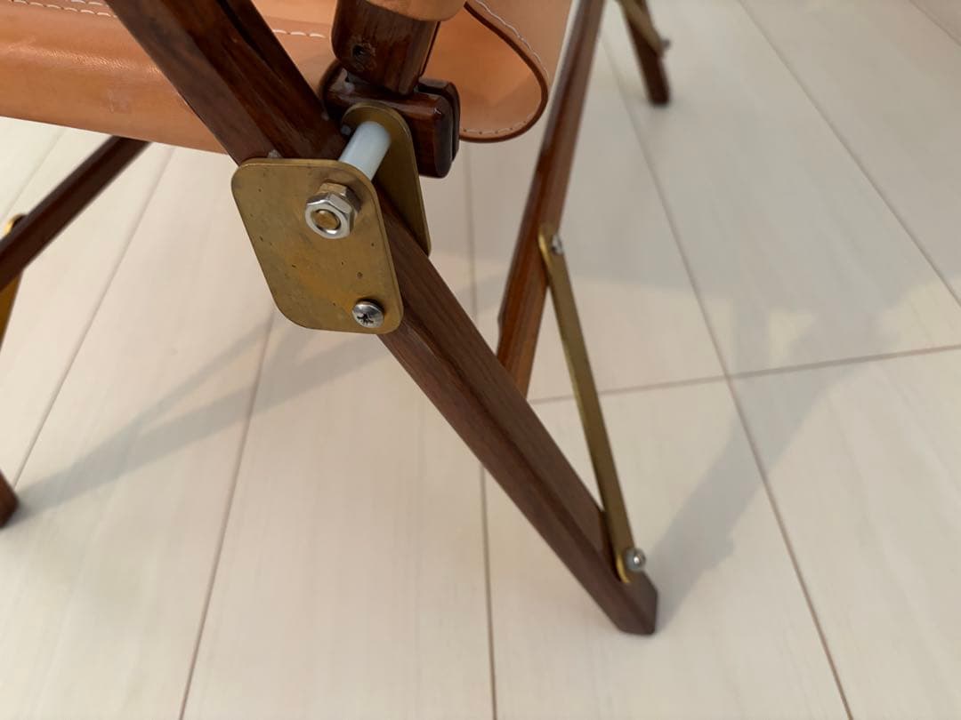 カーミットチェア　ウォールナット　ピノワークスレザー　フルカスタム