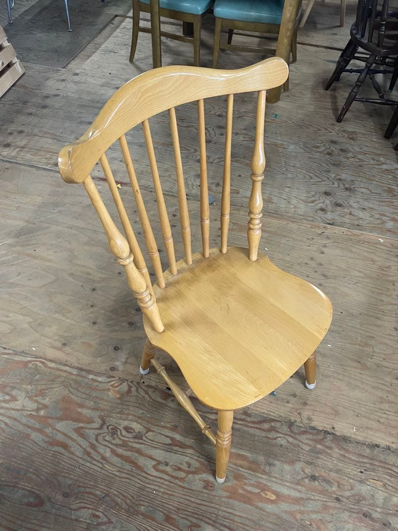 WINDS 太平家具　飛騨　木製　ダイニングチェア ウィンザーチェア　②