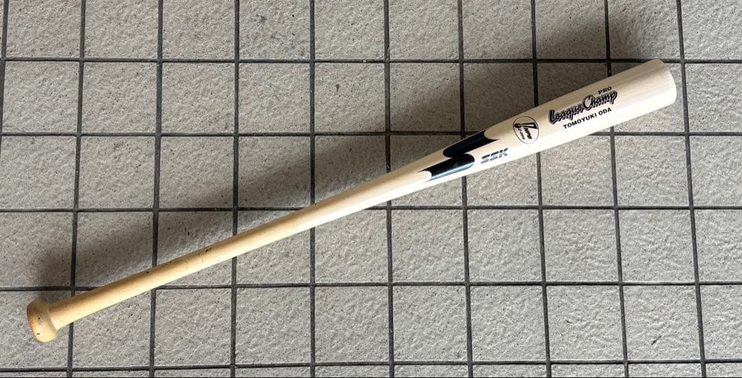 【折れなし】ファイターズ　小田智之　実使用　支給品　バット　NPBマーク