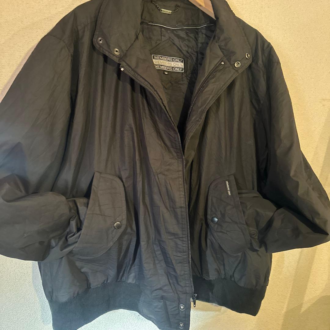 入手困難⭐︎90s メンバーズオンリー　ハリントンジャケット　短丈　黒　希少