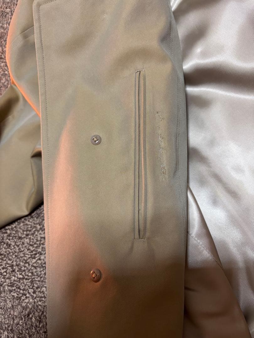 【新品未使用】アクアスキュータム　ステンカラーコート※一部訳あり