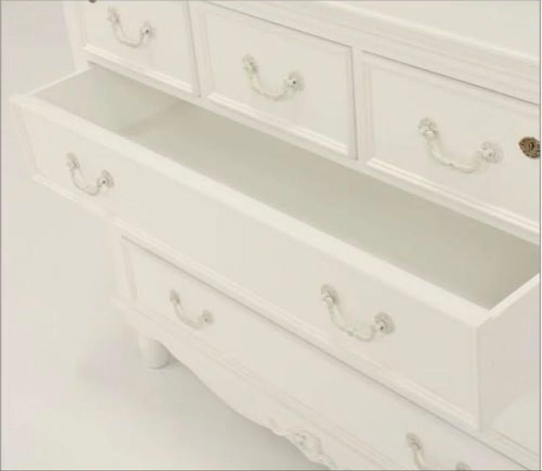白家具★チェスト★姫系アンティーク風★ロマプリ