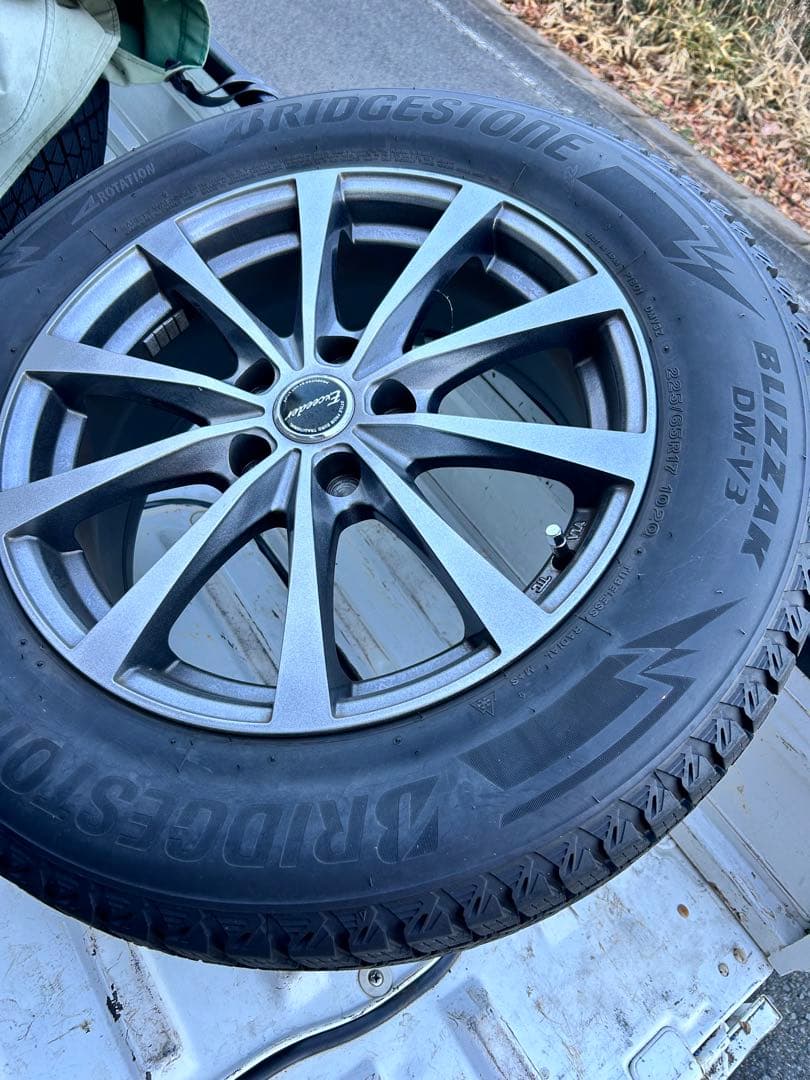 ブリヂストン DM-V3 2本　DM-V2 2本225/65R17