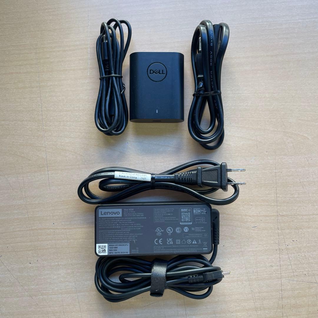 DELL 60w Type-C 7個 Lenovo 65w Type-C 12個