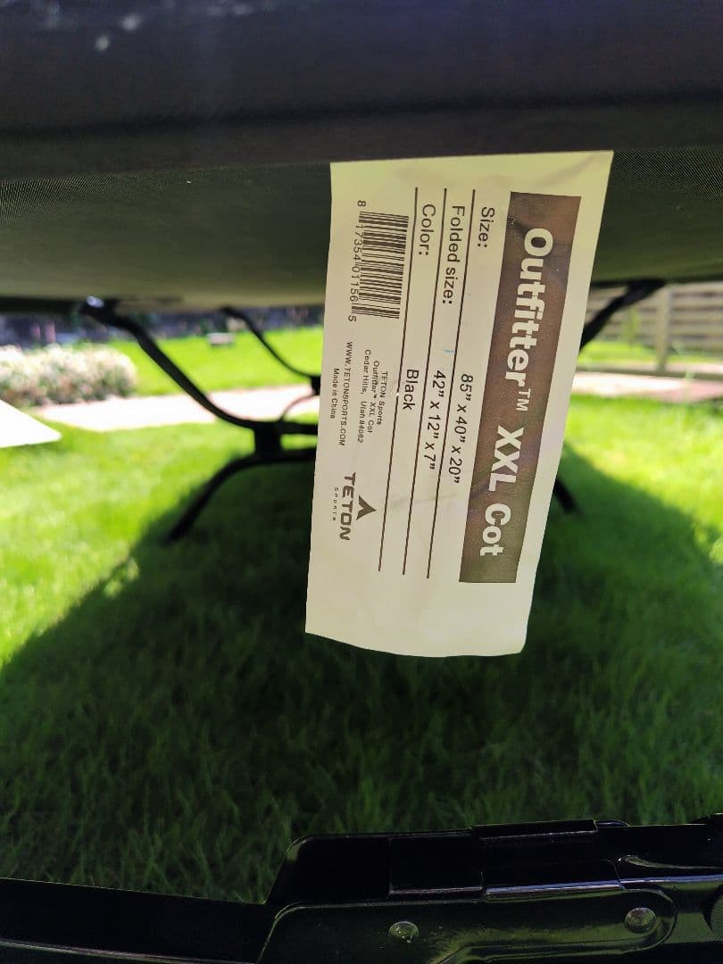 【美品】TETON SPORTS Universal Camp Cot